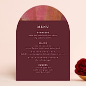 "Radiance" - Menus in Kantha by Heather Cairl - Front