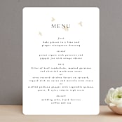 "Soar" - Menus in Cream by Phrosné Barwood - Front