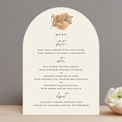 "leaf contour" - Menus in Natural by Susan Zinader - Front