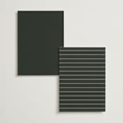 "Juniper" - Menus in Emerald by Kate Ahn - Back of Card Options