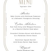 "Encapsulated" - Menus in Black Tie by Hooray Creative - Detail