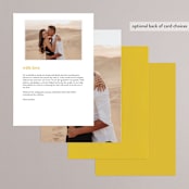 "Sophia" - Menus in Sunshine by Ani Somi - Back of Card Options