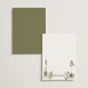 "Rancho" - Menus in Verde by Megan Davis - Back of Card Options
