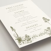 "Rancho" - Menus in Verde by Megan Davis - Detail