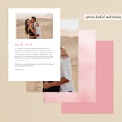 "Florista Modernista" - Menus in Azalea by Petra Kern - Back of Card Options