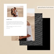 "Big City - New York City" - Menus in Light Taupe by Hooray Creative - Back of Card Options