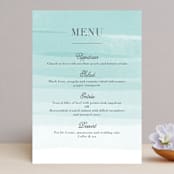 "Old Post Road" - Menus in Sea Salt by Jennifer Wick - Front