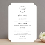 "Always" - Menus in Blush by Susan Brown - Front
