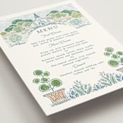 "Going to the Chapel" - Menus in Meadow by Paper Sun Studio - Detail