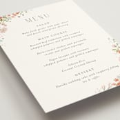 "Avery" - Menus in Peony by Jennifer Wick - Detail