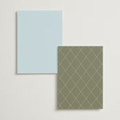 "Hydrangea Garden" - Menus in Sky by Susan Zinader - Back of Card Options