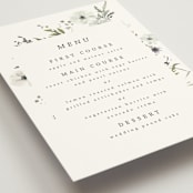 "Wildflower Garden" - Menus in Lace by Hannah Williams - Detail