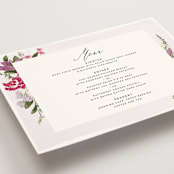 "Gather" - Menus in Lilac by Susan Moyal - Detail