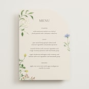 "Wild meadow" - Menus in Elder Flower by Sarah Knight - Front