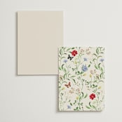 "Wild meadow" - Menus in Elder Flower by Sarah Knight - Back of Card Options