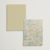 "English Garden" - Menus in Daffodil by Lindsay Megahed - Back of Card Options