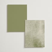 "Monogrammed" - Menus in Spring by Petra Kern - Back of Card Options
