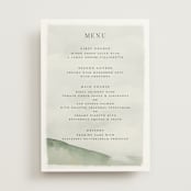 "Countryside" - Menus in Emerald by Petra Kern - Front
