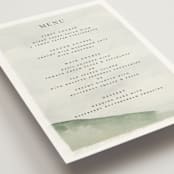 "Countryside" - Menus in Emerald by Petra Kern - Detail