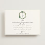 "Fresh Classic" - Menus in Porcelain by Susan Moyal - Front