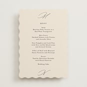 "Infinite" - Menus in Ivory by Angela Thompson - Front