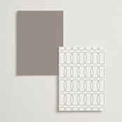 "The Hudson" - Menus in Latte by Kristie Kern - Back of Card Options