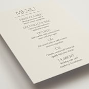 "Modernique" - Menus in Stone by Ashlee Townsend - Detail