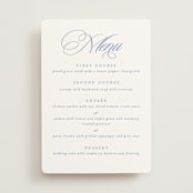 "Aristocratic" - Menus in Sky by Creo Study - Front
