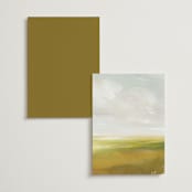 "Savanna" - Menus in Fern by Lindsay Megahed - Back of Card Options