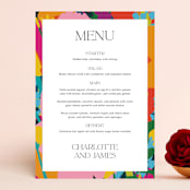 "To the max" - Menus in Garden by Inkblot Design - Front