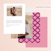 "To the max" - Menus in Garden by Inkblot Design - Back of Card Options