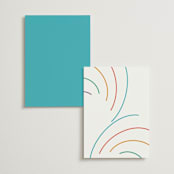 "rainbow 2.0" - Menus in Light Hearted by Deborah Chou - Back of Card Options