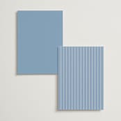 "Flora Arch" - Menus in Cerulean by Baumbirdy - Back of Card Options