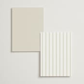 "Garden View" - Menus in Peach by Everett Paper Goods - Back of Card Options
