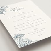 "Wreath In Bloom" - Menus in Lake by Leah Bisch - Detail