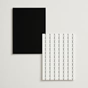 "Scripted Elegance" - Menus in Linen by Ana de Sousa - Back of Card Options