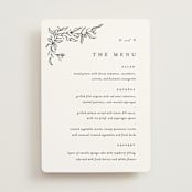 "Floral Cascade" - Menus in Alpine by Pixel and Hank - Front