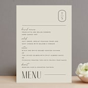 "Seraphina" - Menus in Sand by Robert and Stella - Front