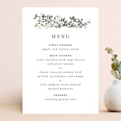 "Forever in Love" - Menus in Ivy by Hannah Williams - Front