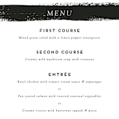 "Love In The City" - Menus in Pearl by Shiny Penny Studio - Detail