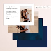 "tiny dots" - Menus in Sapphire by Erin Deegan - Back of Card Options