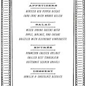 "Ink Detailing Frame" - Menus in Ink by Shiny Penny Studio - Detail