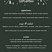 "Adventurous" - Menus in Forest by Sarah Brown - Detail