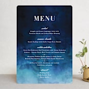 "Indigo Sea" - Menus in Ocean by Kelly Schmidt - Front