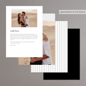 "Scripted Ampersand" - Menus in Classic by Roxy Cervantes - Back of Card Options