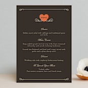 "Until Death" - Menus in Golden by Katie Zimpel - Front