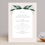 "Eternity" - Menus in Sage by Leah Bisch - Front