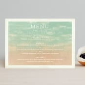 "Postcard from the Desert" - Menus in Sunset by Pink House Press - Front