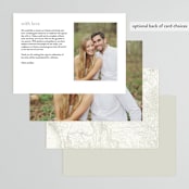 "Postcard from the Desert" - Menus in Sunset by Pink House Press - Back of Card Options