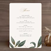 "Love Grows" - Menus in Leaf by Leah Bisch - Front